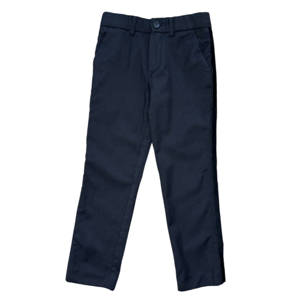 Pantalon-costume smoking-mariage-garçon- pantalon noir Paul Smith enbouclekids