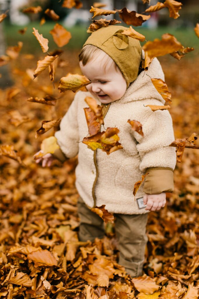 Activité avec bébé pour l'automne