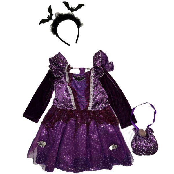 Déguisement sorcière violet 3-4 ans Halloween