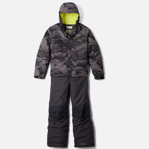 Ensemble de ski chaud enfant, Columbia, coloris noir et gris à louer