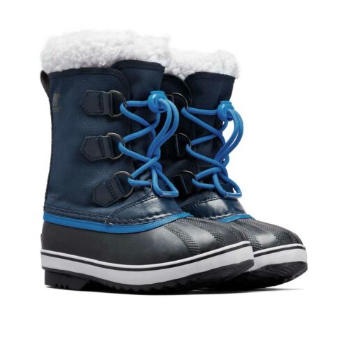 Boots enfant de la marque Sorel coloris bleu et noir